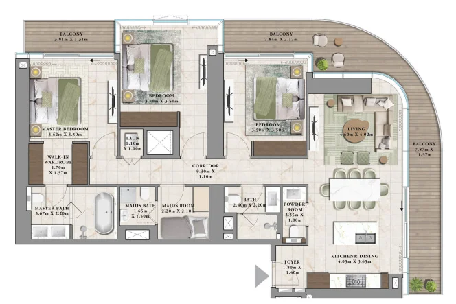 3 Bedroom